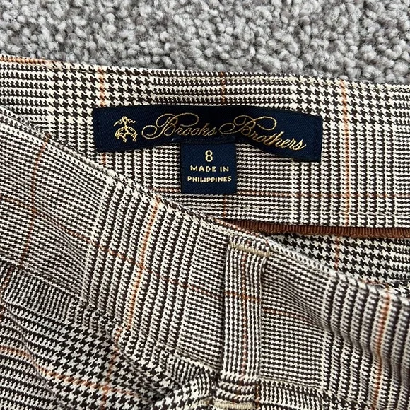 Brooks Brothers Plaid Pants Size 8 - Picture 2 of 5